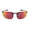 Crossfire Safety Glasses, Red Mirror Lens, Matte Black Frame, Half-Frame, Yes, 1 PR 2169 - alternate 2
