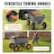 Vevor Poly Garden Dump Cart Heavy-duty Yard Carts and Wagons 1500 lbs 13" Tires TC4273A - alternate 3