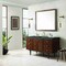 James Martin Vanities Amberly 60'' S Vanity, Mid-Century Walnut w/ Parisien Bleu Top w/FreePower Wireless Charger 670-V60S-WLT-FPBL - alternate 3