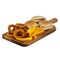 Megachef 11.5 Inch Acacia Wood Charcuterie Cheese Board 750122135M - alternate 1