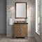 James Martin Vanities Brittany 30" Single Vanity, Saddle Brown, w/ 3 CM Phantome Eclos Top 650-V30-SBR-3PHT - alternate 2