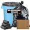 Happimess 42-Gallon (159L) 3 Mil Heavy Duty Contractor Trash Bags, (50-Count, 5-Rolls of 10) HPM3000G-BLACK - alternate 1