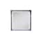 Homeroots 42" Silver And White Wood Square Lighted Dresser Mount Framed Mirror 564643 - alternate 2