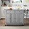 Crosley Full Size Stainless Steel Top Kitchen Cart KF30002EGY - alternate 4