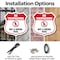 Signmission No Trespassing Shield Sign Not A Hiking, 6 inch X 6 inch, Plastic Sign, 2PK SHI-P-2PACK-6-414 - alternate 3