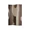Homeroots 72" Brown Canvas Folding Three Panel Screen Room Divider 274749 - alternate 2