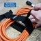 Grizzly Supply Carry Strap with Handle, 17 in L, 2 in W, Hook and Loop Closure, Reusable, Black, 2PK GS-HLCSH17-0 - alternate 2