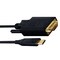 Sanoxy 3ft USB 3.1 Type C Male to VGA 1920x1200 at 60Hz Male Cable, Black SNX-CBL-LDR-U3109-1103 - alternate 2