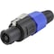 Monoprice 2-pole NL4 Female Speaker Twist Connector - 1 x SpeakOn Audio Female - Black 601500 - alternate 1