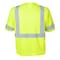 Ironwear Polyester Mesh Safety Vest Class 3 w/ Zipper & 6 Pockets, Lime/6X-Large 1294-LZ-6XL - alternate 2