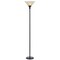 Homeroots 71" Bronze Torchiere Floor Lamp With Beige Frosted Glass Dome Shade 526241 - alternate 1