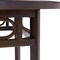 Homeroots 39" Natural And Black Rounded Glass Dining Table 544707 - alternate 3
