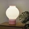 Jonathan Y Asian Lantern 15 in. Vintage Traditional Plant-Based PLA 3D Printed Dimmable LED Table Lamp, White/Ho USA1003C - alternate 3