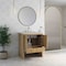 James Martin Vanities Hudson 30" Single Vanity, Light Natural Oak w/ 3 CM Eternal Jasmine Pearl Silestone Top 435-V30-LNO-3EJP - alternate 4