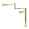 Kingston Brass Deck Mount Pot Filler Faucet with Knurled Handle, Polished Brass KS4702RKZ - alternate 1