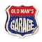 Signmission Old Man's Garage, 18 inch X 18 inch, Vinyl Decal, 2PK SHI-D-2PACK-18-383-OLD MAN - alternate 1