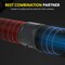 Ipower HealSmart 4in 16 Ft Aluminum Ducting Flexible, Heavy-Duty Four-Layer Protection with 2 Duct Clamps,  GLDUCT4X16CPVCBLK - alternate 2