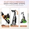 Jovial Foldable 2-Wheel Junior Golf Pull Cart JOVGF52 - alternate 2