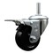 Service Caster 3 Inch Hard Rubber Wheel Swivel 34 Inch Threaded Stem Caster Total Lock Brake SCC SCC-TSTTL20S314-HRS-34212 - alternate 1