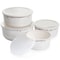 Laurie Gates California Designs Mauna 8 Piece Melamine Nesting Storage Bowl Set in Cracked White 135400.08 - alternate 2