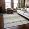 Homeroots 9' X 12' Ivory Beige And Taupe Southwestern Washable Indoor Outdoor Area Rug 613919 - alternate 2