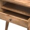 Homeroots 23" Beige Solid Wood One Drawer Nightstand 651518 - alternate 4