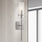 Jonathan Y Cato 4.5" 1-Light Bohemian Farmhouse Iron/Glass LED Vanity, Nickel/Clear JYL7805B - alternate 3