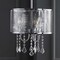 Jonathan Y Avah 13" Metal/Crystal Adjustable LED Drop Chandelier, Chrome JYL7465A - alternate 2