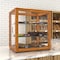 Koolmore 20 In. Artisan Wooden Bakery Square Display case, 2.5 cu ft, light wood color 3 Tiers KM-BDW-20L - alternate 2