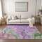 Homeroots 3' X 5' Purple Abstract Washable Non Skid Indoor Outdoor Area Rug 559189 - alternate 4