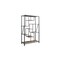Homeroots Gray And Brown Metal Eight Tier Bookcase 486284 - alternate 1