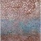 Homeroots 5' X 8' Terra Cotta Blue And Black Abstract Washable Indoor Outdoor Area Rug 603096 - alternate 3