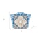 Homeroots 6" X 6" Blue Taupe Tobi Peel And Stick Tiles 400147 - alternate 2