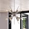 Vaxcel Estelle 12-Light 27.5 in W Polished Nickel Mid-Century Modern Sputnik Pendant Ceiling Fixture P0196R - alternate 2