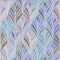 Homeroots 3' X 5' Blue Brown And Purple Geometric Washable Indoor Outdoor Area Rug 589206 - alternate 2