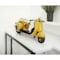 Homeroots 9" Yellow and Black Metal Hand Painted 1959 Yellow Scooter Model Motorcycle 489435 - alternate 2