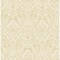 A-Street Prints Berkshire Butter Damask Wallpaper 4147-27383 - alternate 1