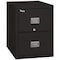 Fireking 17-3/4" W 2 Drawer File Cabinet, Black, Letter 2P1831-CBL - alternate 1