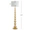 Jonathan Y Adriana 62.5" Contemporary Transitional Metal LED Floor Lamp, Gold Painting JYL5048A - alternate 2