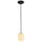 Access Lighting Brandy FireBird, Pendant, Oil Rubbed Bronze Finish, White Firebird Glass 28023-1R-ORB/WHTFB - alternate 1