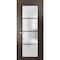 Sartodoors Solid French Door Frosted Glass Planum 2132 36x96 Solid Core Modern Interior PLANUM2132ID-CA-36 x 96-Butterfly - alternate 1