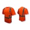 Radians T-Shirt, Type R Class 2, R, Birdseye Mesh, Hi-Vis Orange, L ST11-2POS-L - alternate 2
