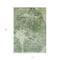 Homeroots 10' X 14' Fern Green And Artichoke Green Abstract Washable Indoor Outdoor Area Rug 582949 - alternate 3