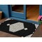 Homeroots 3' X 5' Black Gray And Ivory Oriental Washable Indoor Outdoor Area Rug 598172 - alternate 1