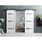 Sartodoors Double Pocket Interior Door, 60" x 80", Black QUADRO4055DB-WS-36 - alternate 1