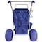 Rollx Big Balloon Wheel Foldable Beach Cart Storage Wagon for Sand, with 13'' Beach Tires, Blue RLX1-1107 - alternate 2