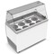 Koolmore 50 in. 8 Tub Ice Cream Dipping Cabinet Display Freezer with Sliding Glass Door and Sneeze Guard KM-ICD-49SD-FG - alternate 2