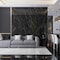 Apollo Tile 23.6in x 47.2in Polished Black Marquina Porcelain Wall and Floor Tile 15.5 sq ft/case, 2PK AR88MARQ2448A - alternate 2