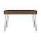 Homeroots 47" Brown and Black Computer Desk 403801 - alternate 3
