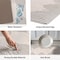 World Rug Gallery Bohemian Stripe Cushioned Anti Fatigue Standing Kitchen Mat 18 ft x 30 ft Cream WR10CREAM18X30 - alternate 3